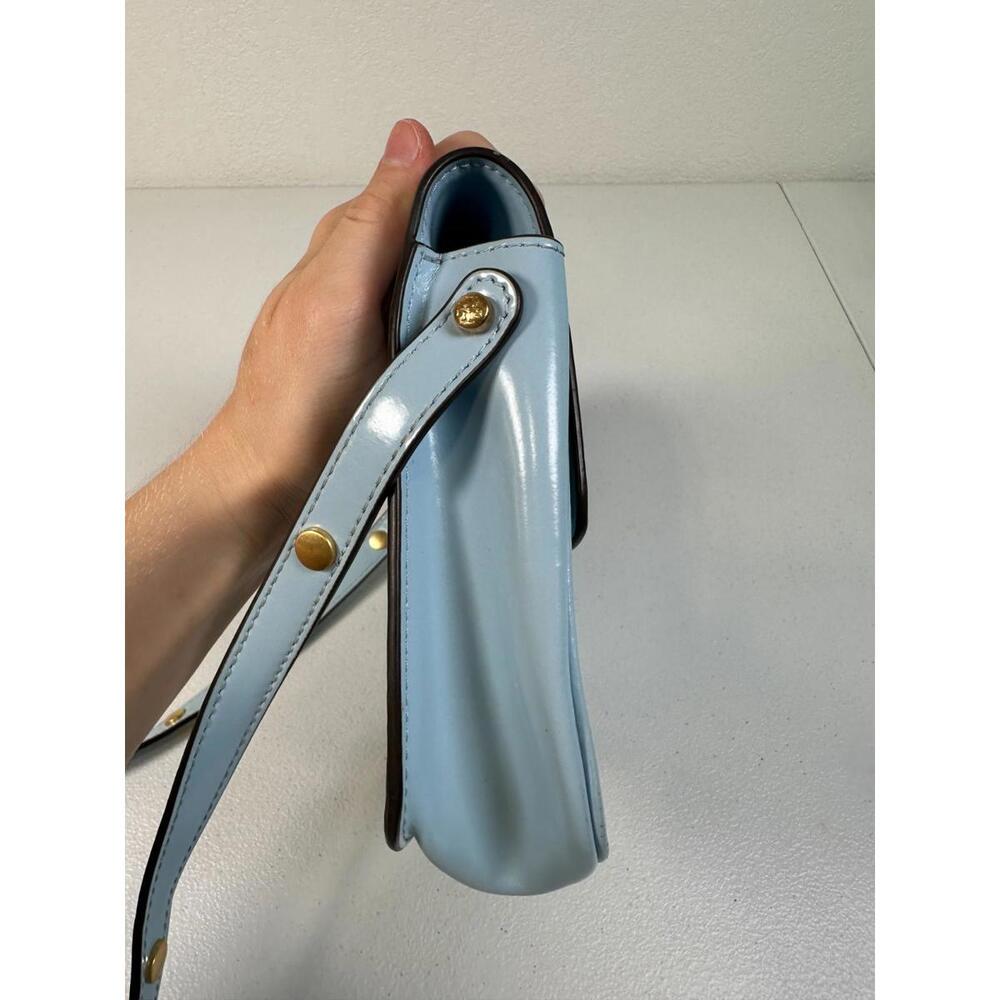 Tory Burch Light Blue Robinson Shoulder Bag with Stains - Picture 9 of 15